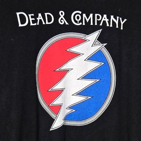 Dead & Company Concert Tour Shirt Men's Steal Your Face Lightning Bolt Jam XL - Picture 2 of 6